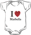 "I Love Marbella" Babygrow