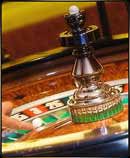 Casino roulette wheel