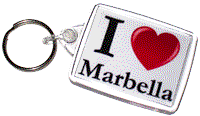 I love Marbella keyring